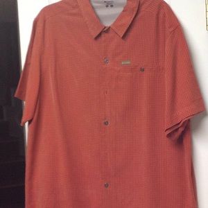 Super soft men's short sleeve Columbia shirt